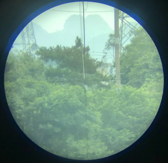 弧垂觀(guān)測角β望遠鏡視圖
