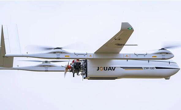 縱橫大鵬CW-100大載重混合動(dòng)力垂直起降固定翼無(wú)人機